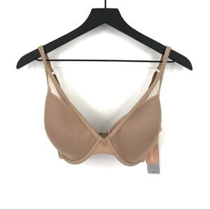 NWT THIRDLOVE Classic Contour Plunge Bra Nude 30G